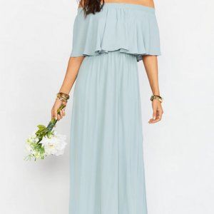 Show Me Your Mumu Hacienda Maxi Dress - Silver Sage Crisp